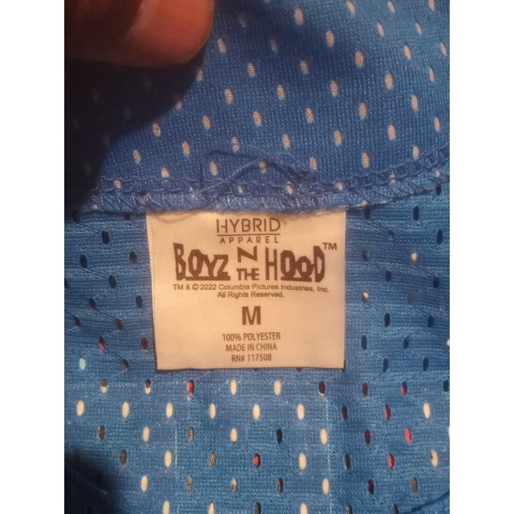 Boyz in the Hood South Central 1991 Jersey Button Up Shirt Men’s Medium M Blue - Picture 8 of 11
